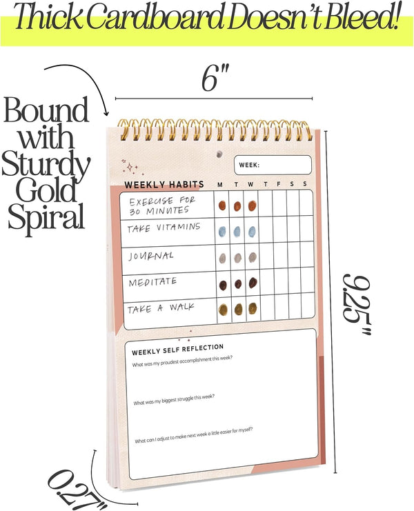 I Know Collection Weekly Habit Tracker â Habit Tracker Journal -âHabit Journal â Goal Tracker Habit Tracker Calendar âHabit Tracker