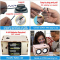 DIY Bluetooth Speaker Box Kit Electronic Sound Amplifier - Build Your Own Portable Wood Case Bluetooth Speaker Sound - Science Experiment and STEM