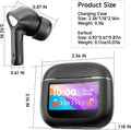 Wireless Earbuds Bluetooth 5.3 Headphones 50H Playtime Deep Bass Stereo Ear Buds with Mic IPX7 Waterproof Comfort Lightweight in Ear Earphones for