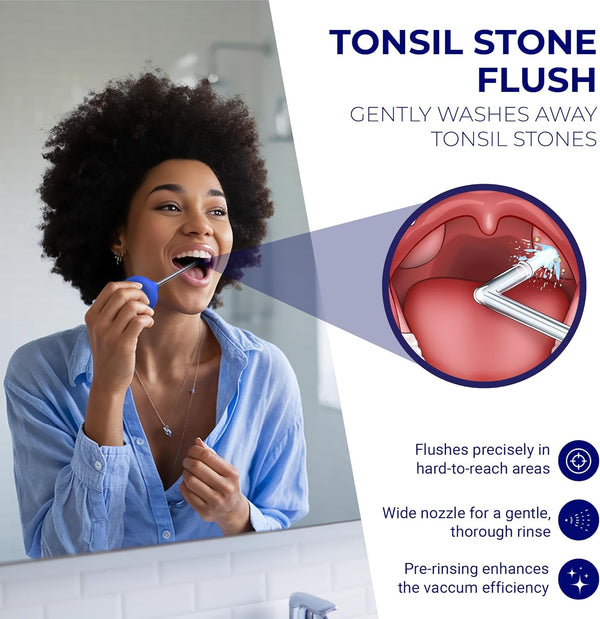 Oravix Tonsil Stone Vacuum, Tonsil Stone Remover Vacuum Suction, Tonsil Stone Cupping Tool, Tonsil Stone Removal Tool with Suction, Tonsil Stones