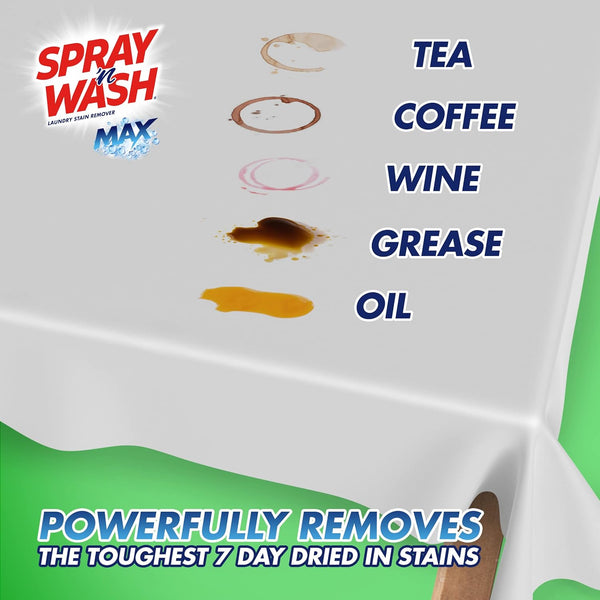 Spray 'N Wash Max Laundry Strain Remover 16 Oz, Packaging May Vary