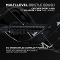 L'Oreal Paris Voluminous Panorama Mascara, Volumizing and Lengthening Mascara, Washable Longwear and Smudge Resistant Make Up, Blackest Black,