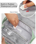 Relavel Travel Hanging Toiletry Bag for Men Women Travel Kit Shaving Bag Waterproof Large Makeup Bag Wash Bag Makeup Organizer Cosmetic Case for