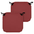 Easy-Going Waterproof Patio Seat Cushion Covers 22X20X4 Inch 2 Pack Replacement Non-Slip Outdoor Cushion Slipcover with Zipper and Adjustable