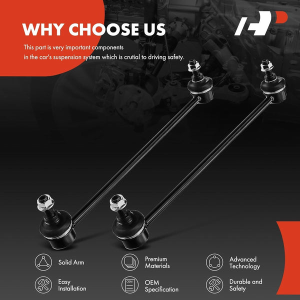 A-Premium 2 X Front Sway Bar Links Stabilizer Bar Links, Compatible with Suzuki Grand Vitara 2006-2013