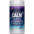 Natural Vitality SLEEP Gummies, Magnesium Supplement with Melatonin and L-Theanine, Vegan, Gluten Free, Helps the Body Ease into Sleep, Blueberry