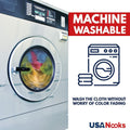 USANOOKS Microfiber Cleaning Cloth Grey - 12 Pcs (12.5"X12.5") - High Performance - 1200 Washes, Ultra Absorbent Microfiber Towel Weave Grime &