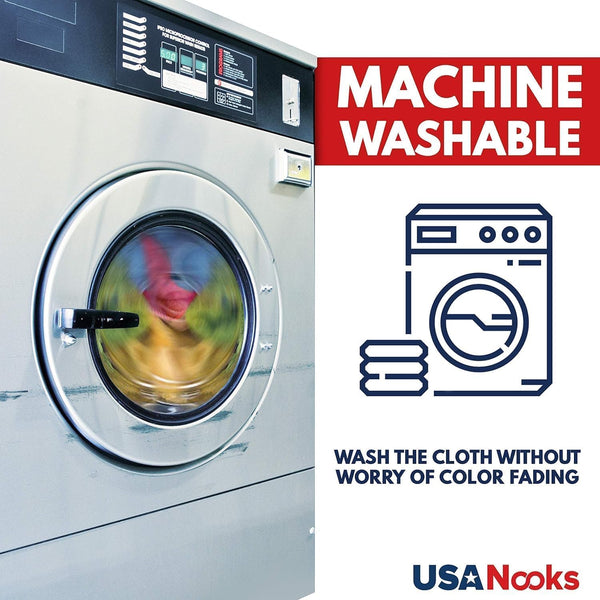 USANOOKS Microfiber Cleaning Cloth Grey - 12 Pcs (12.5"X12.5") - High Performance - 1200 Washes, Ultra Absorbent Microfiber Towel Weave Grime &