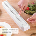 Plastic Wrap Cutter, Plastic Film Cutter Sliding Plastic Cutter Kitchen Plastic Wrap Cutter Reusable Plastic Wrap Dispenser Suitable for Plastic
