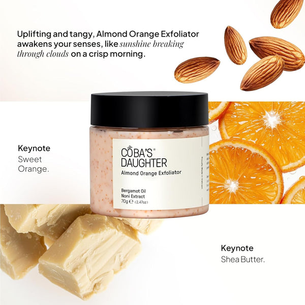 COBA'S DAUGHTER 3-Piece Body Care Gift Set | Women'S Gift Set| Honey Turmeric Scrubs & Almond Orange Scrubs | Soothing Aloe Vera Gel| Shower