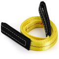 TOPZEA 4 Pack Lifting Sling Straps, 6'X 1" Durable Nylon Tow Straps Rigging Strap with 2 Wide Flat Eye Loops, Tree Saver Recovery Securing Strap