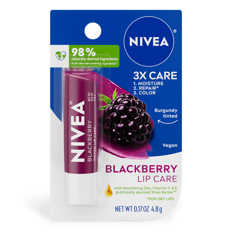 Nivea Lip Balm - Blackberry Shine - 0.17Oz, 0.17 Oz
