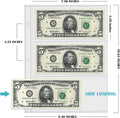 Currency Sleeves,50Pcs Page Protectors for 3 Ring Binder, 3-Pocket Banknote Sleeves, 8.5 X 11, Dollar Bill Holder for Collectors, Paper Sleeves