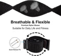 WOCCI 22Mm Adjustable Nylon Watch Band, Quick Release Sport Loop Strap (Black)