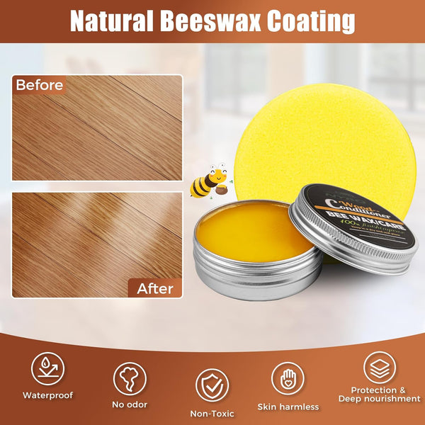 Wood Furniture Repair Kit- Set of 41 Laminate Vinyl Floor Repair Kit Wood Fillers,Floor Scratch Repair, Touch up Markers, Restore Hardwood