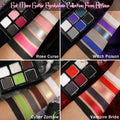 Afflano Red Black Eyeshadow Goth Makeup Palette, Vampire Blood Red Halloween Makeup Palette, Burgundy Dark Smokey Eye Shadow Palette Pigmented,