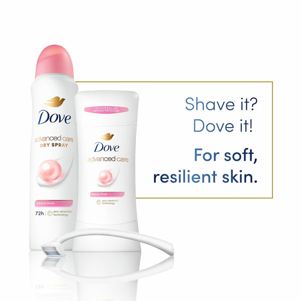 Dove Advanced Care Antiperspirant Deodorant Spray Beauty Finish to Help Skin Barrier Repair after Shaving by Boosting Skin'S Ceramide Levels