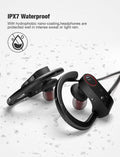 Bluetooth Headphones,Wireless Earbuds IPX7 Waterproof Sports Earphones with Mic HD Stereo Sweatproof In-Ear Earbuds Gym Running Workout 8 Hour