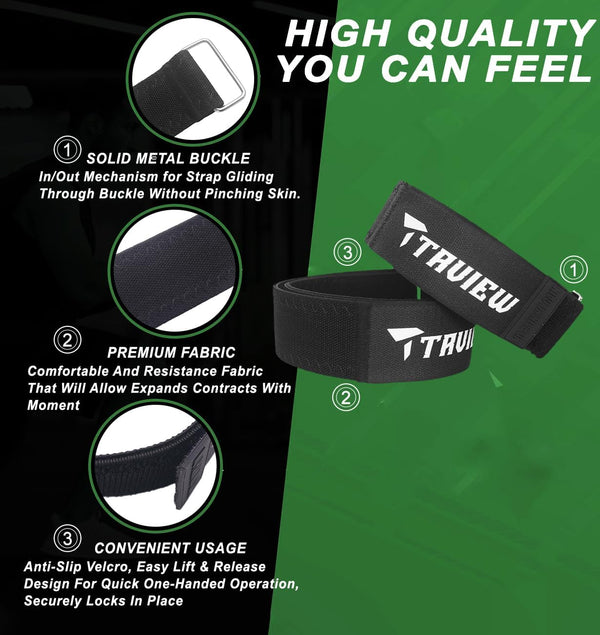 Occlusion Bands for Women Glutes & Hip Building, Blood Flow Restriction Bands BFR Bundle Booty Bands, Best Fabric Resistance Bands for Exercising