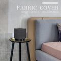 Elegant Fabric Aroma Diffuser - Quiet Essential Oil Diffuser with Soft Night Light, Perfect for Home, Office, and Yoga Space (M35-Black)