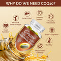 Ubiquinol Coq10 600 MG Softgels with Omega-3 & Shilajit & PQQ, Advanced Dual-Delivery Coenzyme-Q10, Active Coq10 Ubiquinol Supplement for