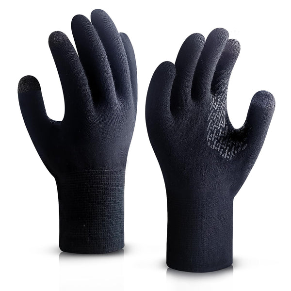 Ultra-Thin Liner Gloves, Touchscreen Weather Warm Knit Winter Glove for Hiking, Running, Driving, Magic Gloves