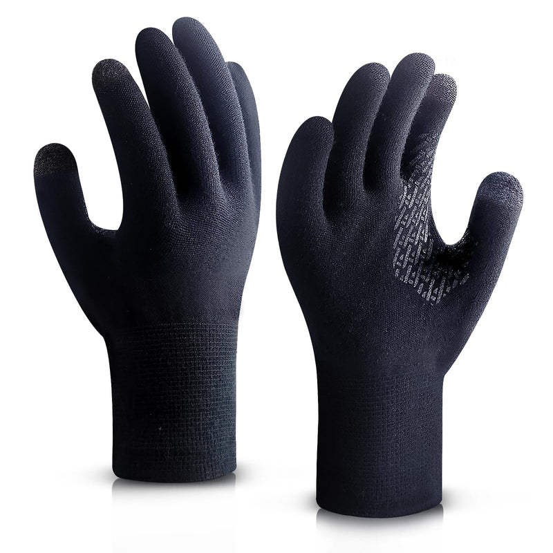 Ultra-Thin Liner Gloves, Touchscreen Weather Warm Knit Winter Glove for Hiking, Running, Driving, Magic Gloves