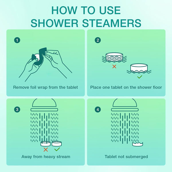 Shower Steamers Aromatherapy - 18 Pack Shower Bombs Birthday Gifts for Women Men, Organic with Eucalyptus Mint Essential Oils, Eucalyptus for