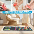 AQQHSAIN Foot Massage Mat Foot Acupressure Mat Acupressure Foot Pad for Relax Body Reflexology Walk Stone Foot Massage Mat for Long Sitting