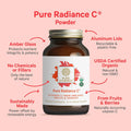 Pure Synergy Pure Radiance C | Organic Vitamin C Powder | 100% Natural, Whole Food, Non-Gmo Supplement with Camu Camu Extract | for Immune and