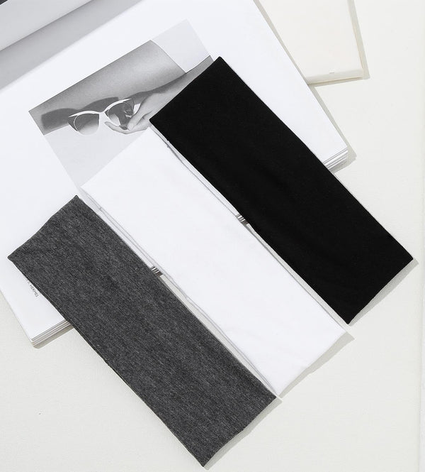 Headbands for Women 16 Pack Elastic Hair Bands for Women' Hair Non Slip Soft Cloth Fabric Headbands Womens Accessories, Neutrals Nude Solid Colors