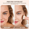 Ducare Self Tanner Brush Kabuki Foundation Brush for Liquid Makeup Flat Top Professional Stick Buffing Blending Mineral Powder Large Makeup Face