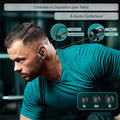 T59 Bluetooth Headphones Wireless Earbuds 72Hrs Playtime Wireless Charging Case Digital Display Sports Ear Buds with Earhook Premium Deep Bass