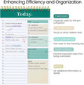 To Do List Notepad - to Do List Notebook for Work with 52 Sheets, Undated Daily Planner Perfect for Enhanced Productivity and Goal Achievement - Green