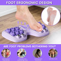 Foot Massager Roller for Plantar Fasciitis Relief, Dual Foot Acupressure Therapy for Pain Relief, Stress Relief and Improved Circulation, Portable
