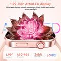 ENOMIR Smart Watch for Women Iphone & Android,1.99"" AMOLDE Screen 3ATM Waterproof Fitness Watch with Answer/Make Call AI Voice,24H-Heart