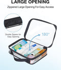 BAGSMART TSA Approved Clear Toiletry Bag, 2 Packs Quart Size Water Resistant Makeup Cosmetic Bags for Women, 2 Sizes Airport Airline Travel