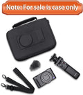LTGEM Camera Case Compatible with Sony ZV-1F / ZV-1 / ZV-1 II Vlog Digital Camera, Tripod, Microphone and Vlogger Accessory Kit with Shoulder