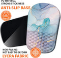 Ergonomic Mouse Pad Wrist Support with Massage Design, Wrist Rest Pain Relief Mousepad with Memory Foam&Non-Slip PU Base, Mouse Pads for Wireless