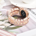 MOFREE Beaded Bracelet Compatible with Apple Watch Band 38Mm/40Mm/41Mm/42Mmï¼Series 10ï¼ 9/8/7/SE/6/5/4/3/2/1 Women Fashion Handmade Elastic Stretch