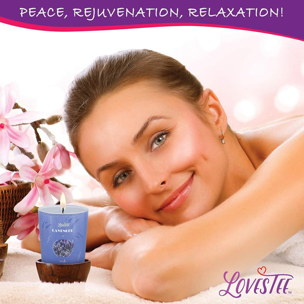 Monthers Day Gifts, Relaxing Lavender Spa Gift Baskets for Wome Birthday, Bath and Body Set-Kit Includes Candle, Essential Oil, Body Scrub, Bath