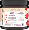 Llama Naturals Multivitamin for Women, Vegan, Organic Gummies with Vitamin D, C and K, Women'S Real Fruit Gummy Vitamins, Chewable Multivitamin