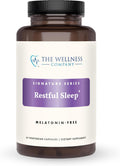 The Wellness Company Restful Sleep | 60 Capsules (1 Month Supply) | Natural Melatonin-Free Sleep Support | Non-Gmo, Vegan, Gluten Free | for