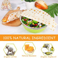 Beeswax Food Wrap (Set of 7) Sustainable Alternative to Aluminum Foil and Albal Paper - for Fruits, Vegetables, Bread, Cheese and Other Foods