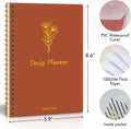 Beautiful Daily Planner Undated - to Do List Notebook with Hourly Schedules, 5.9"X 8.6", Aesthetic Planner Organize Tasks and Appointments,A5