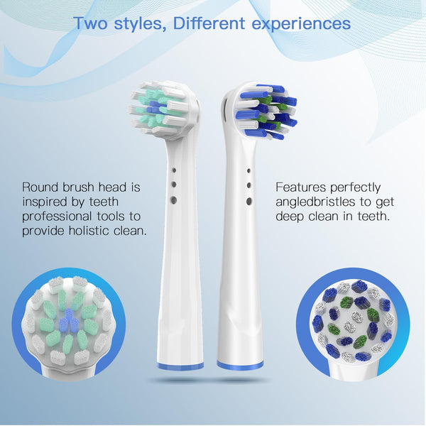 Replacement Toothbrush Heads for Oral B Braun, 8 Pack Professional Electric Toothbrush Heads, Precision Clean Brush Heads Refill Compatible with