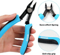 WGGE Wire Cutters Precision Flush Pliers with Supplementary Stripping, Cutting Pliers, Handy and Slim Diagonal Cutters, Ultra Sharp Wire Cutter,