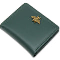 Small Women Wallet RFID Blocking Bifold Pocket Wallet Slim Compact Ladies Purse Mini Wallets For Women (Dark Green)