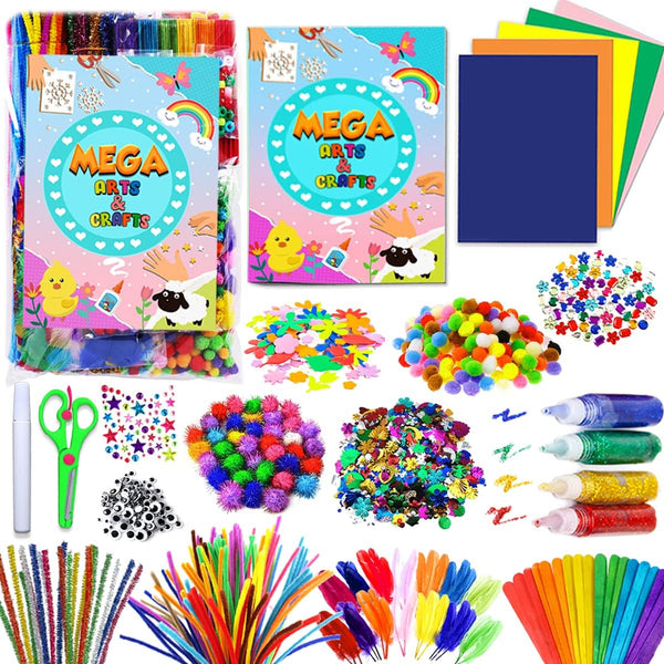 Goodyking Arts and Crafts Supplies for Kids - All in One Kid Crafts Toddler Activities Kids School Supplies Age 4 5 6 7 8 Years Old Craft Art