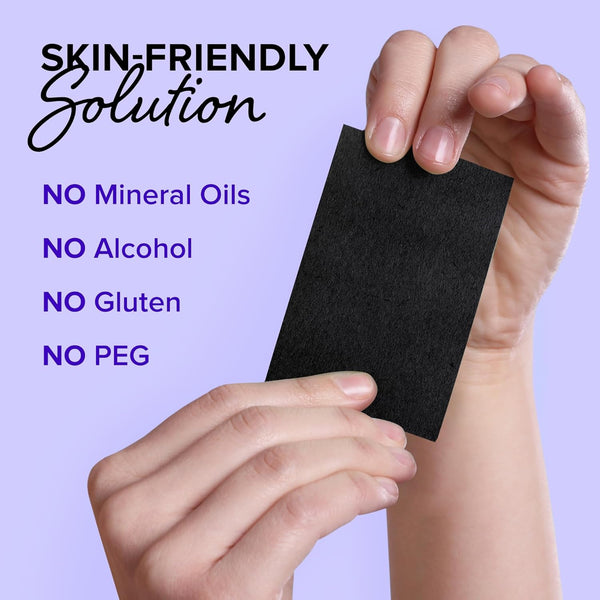 MAREE Oil Blotting Sheets for Face (100 Sheets) - Mineral Blotting Papers for Face with Bamboo Charcoal - Maximum Absorption & Shine Control -